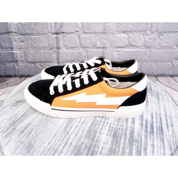 Revenge X Storm	Vol 2 Orange/Black Men 10 Vans Style Skaters Shoes New in Box - Picture 2 of 12